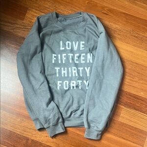 Gray Women’s Crewneck - tennis!